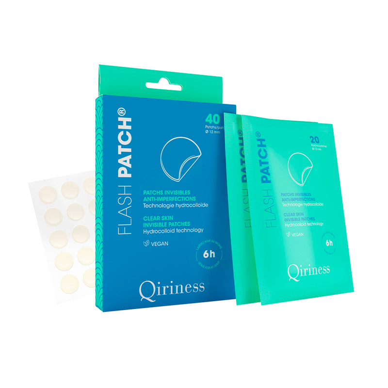 Невидимі концентровані патчі для обличчя Qiriness Flash Patch Clear Skin Invisible Patches, 40 шт